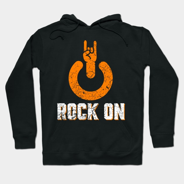 Rock On Hoodie by Mila46